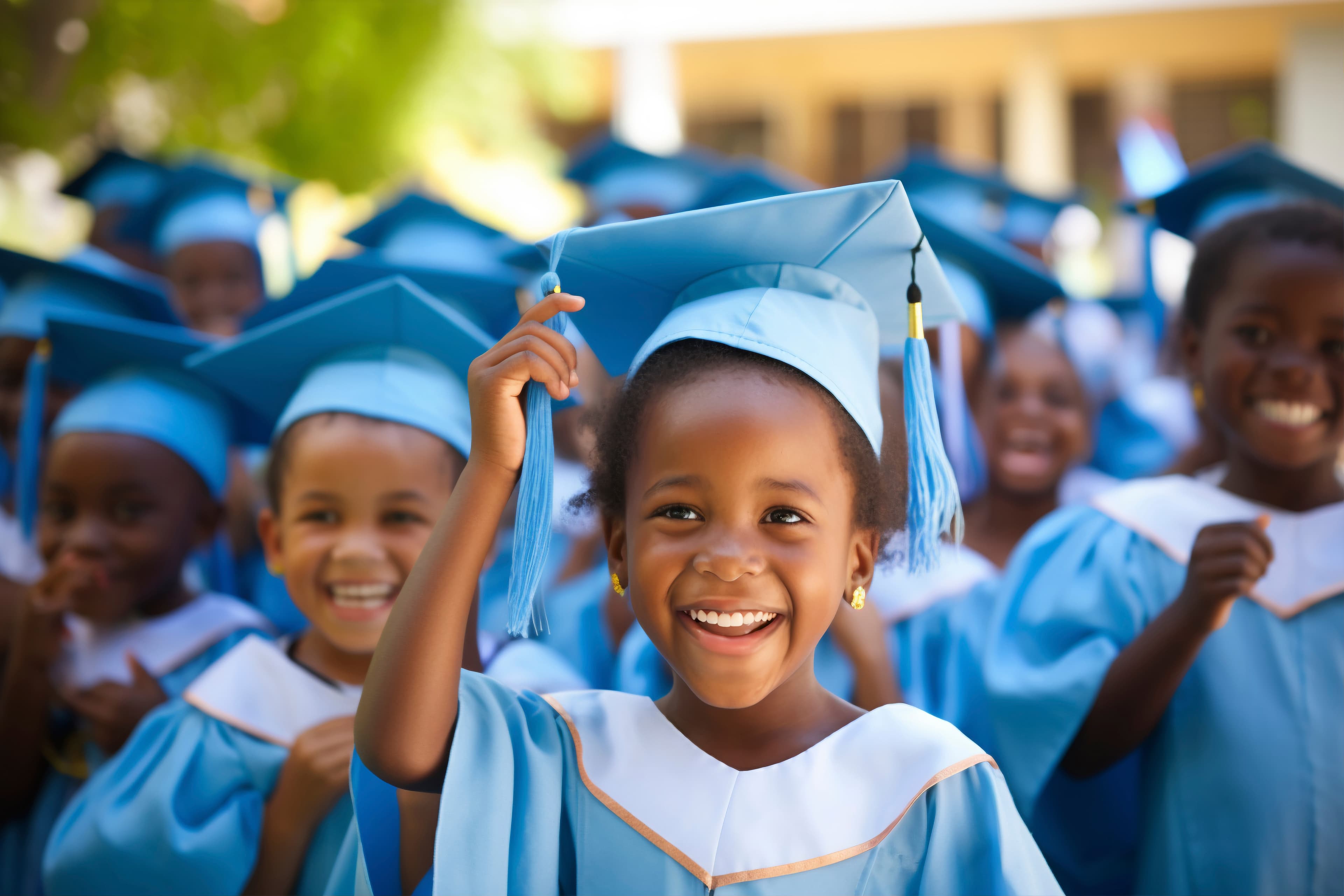 Young students background